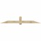 Ekena Millwork Eugene Rough Sawn Timber Gable Bracket, Douglas Fir, 96"W x 16"H x 2"D x 6"F, 4/12 Pitch GBW096X16X0206EUG00RDF - alternate 1